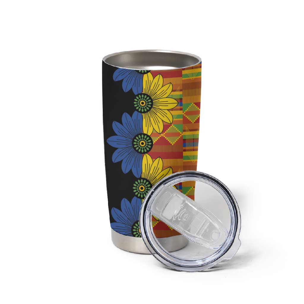 African Ethnic Kitenge Ankara Style Tumbler Cup LT9