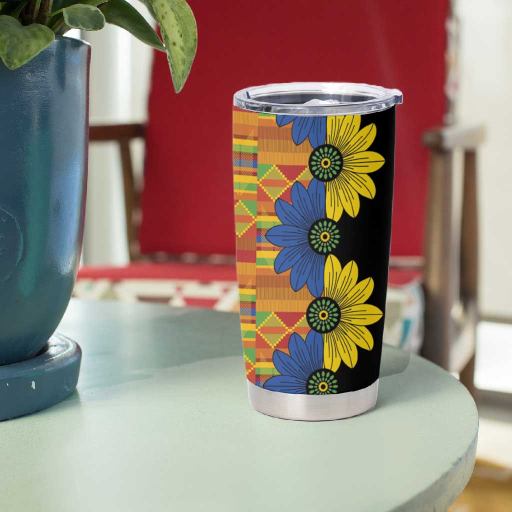 African Ethnic Kitenge Ankara Style Tumbler Cup LT9