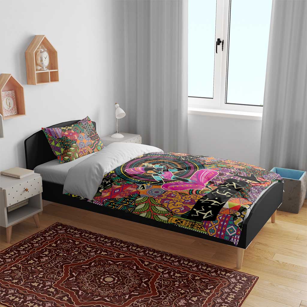 African Women Ethnic Motifs Bedding Set LT9