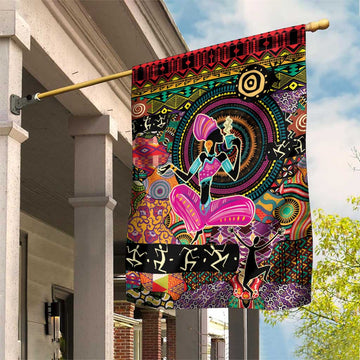 African Women Ethnic Motifs Garden Flag LT9