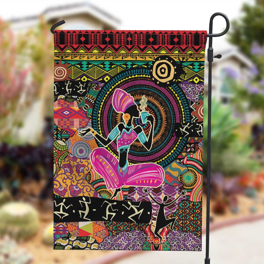 African Women Ethnic Motifs Garden Flag LT9