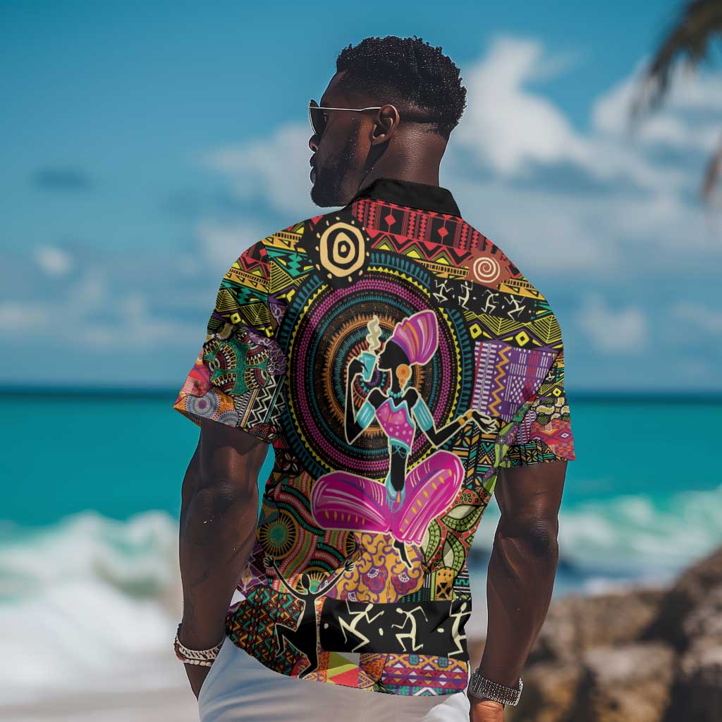 African Women Ethnic Motifs Hawaiian Shirt LT9