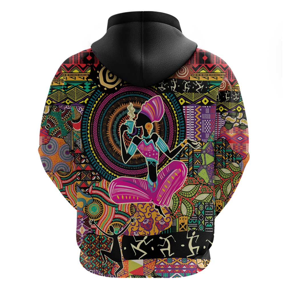 African Women Ethnic Motifs Hoodie LT9