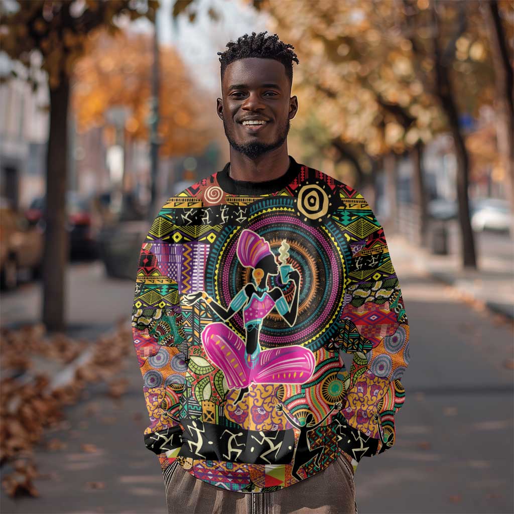 African Women Ethnic Motifs Sweatshirt LT9
