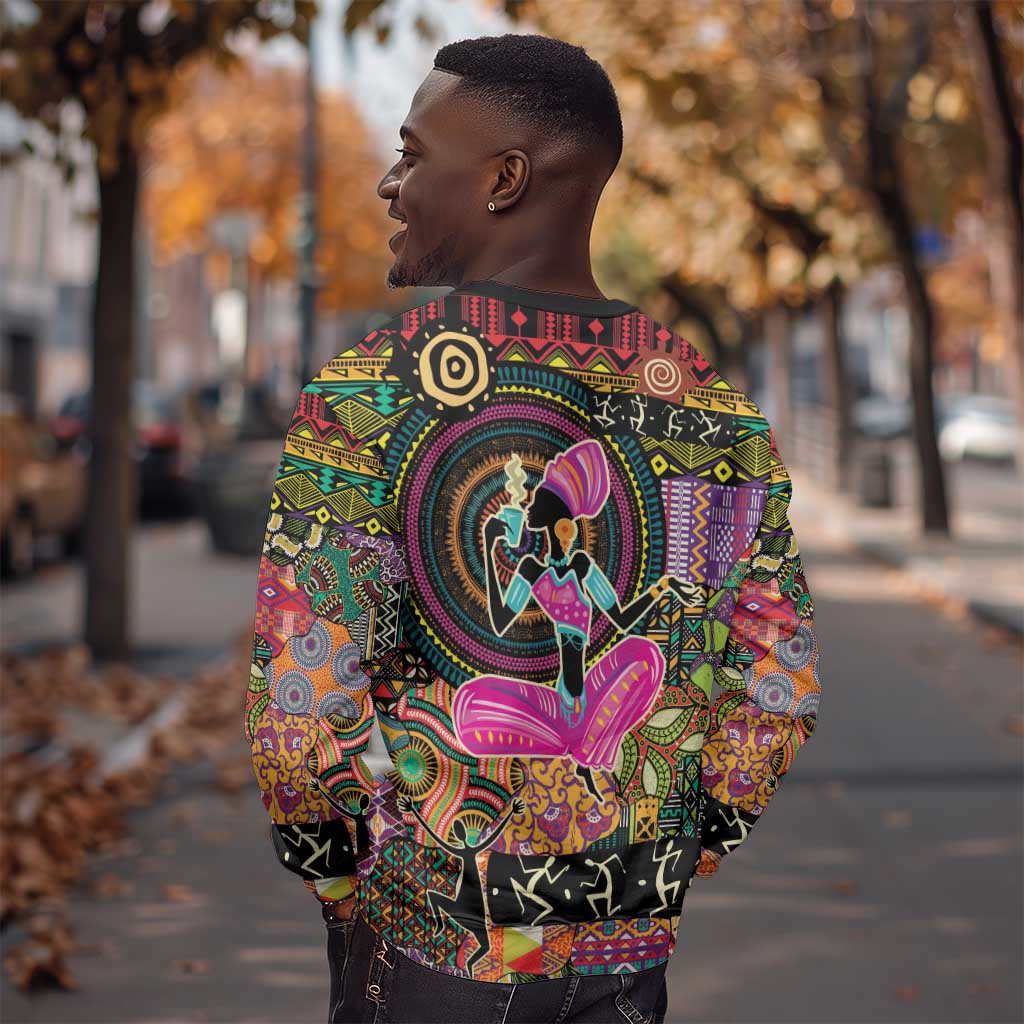 African Women Ethnic Motifs Sweatshirt LT9