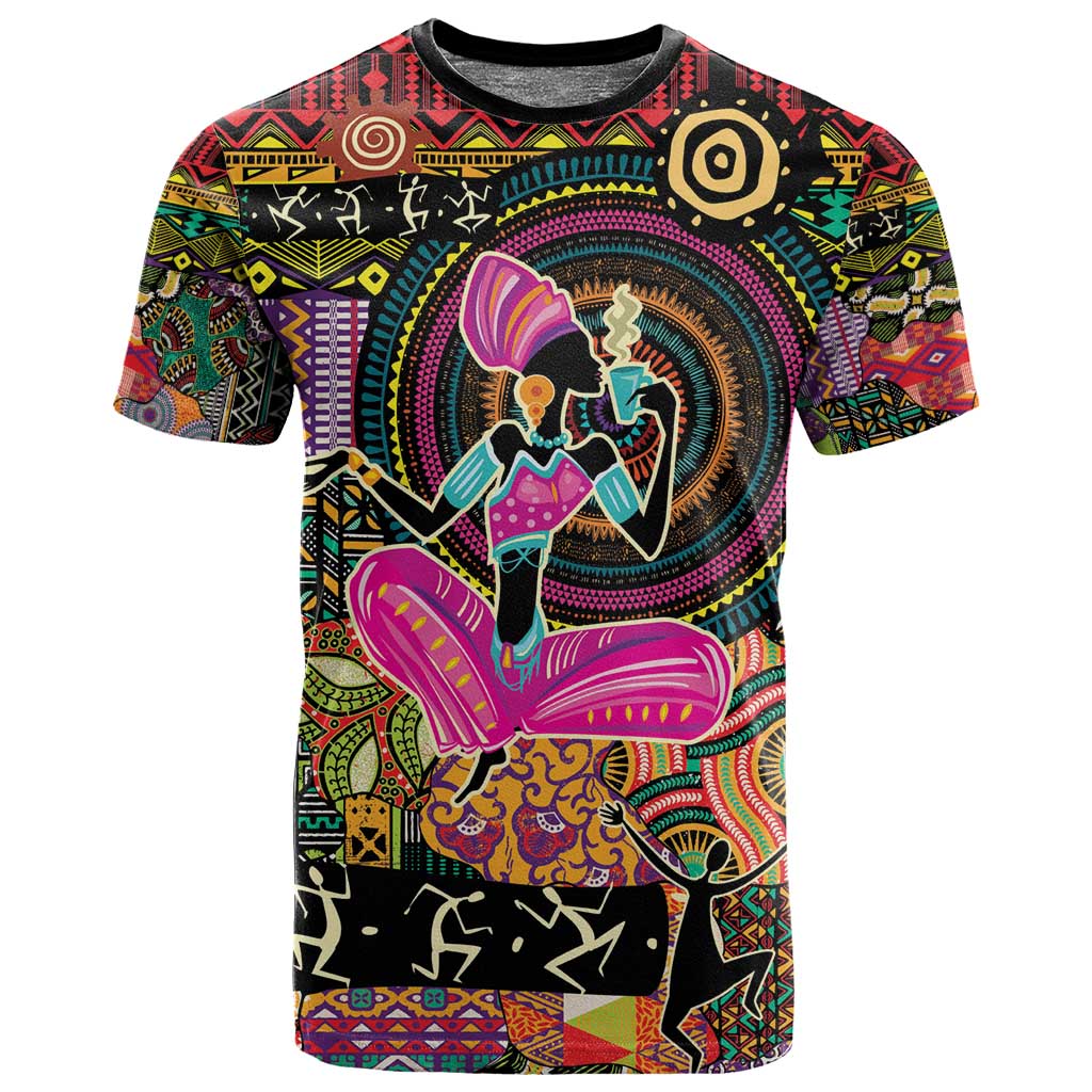 African Women Ethnic Motifs T shirt LT9