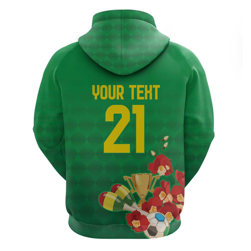 Brazil Canarinho Football Custom Hoodie Bora Brasil! Go Brazil! LT9