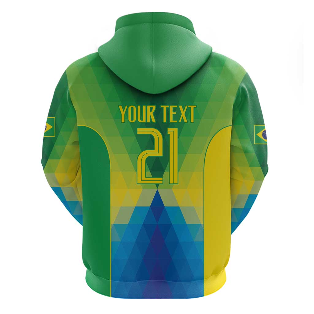 Brazil Football Custom Hoodie Toco Toucan Bora Brasil! Go Brazil! LT9