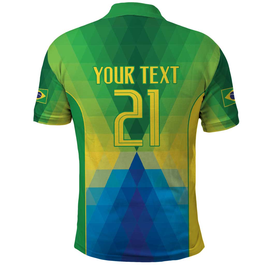 Brazil Football Custom Polo Shirt Toco Toucan Bora Brasil! Go Brazil! LT9