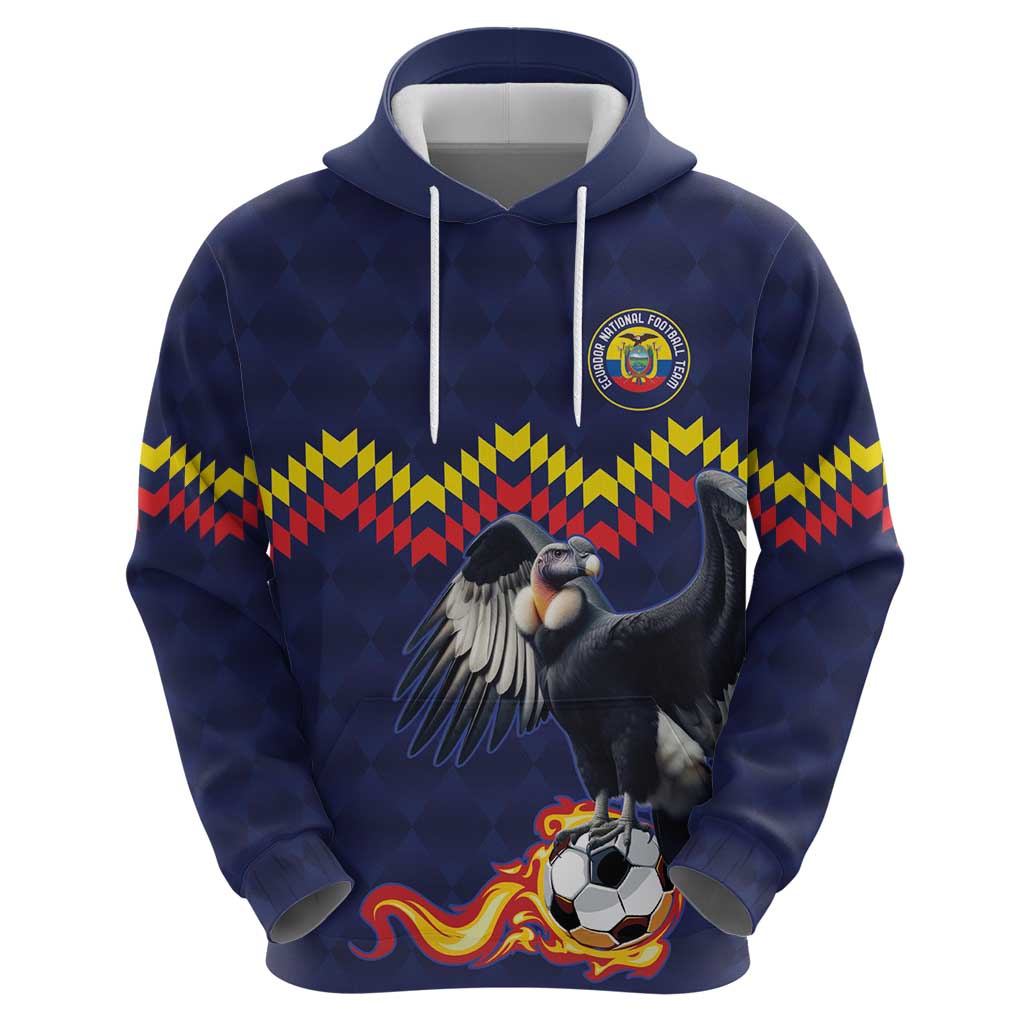 Ecuado Andean Condor Football Custom Hoodie Tricolors Motif LT9