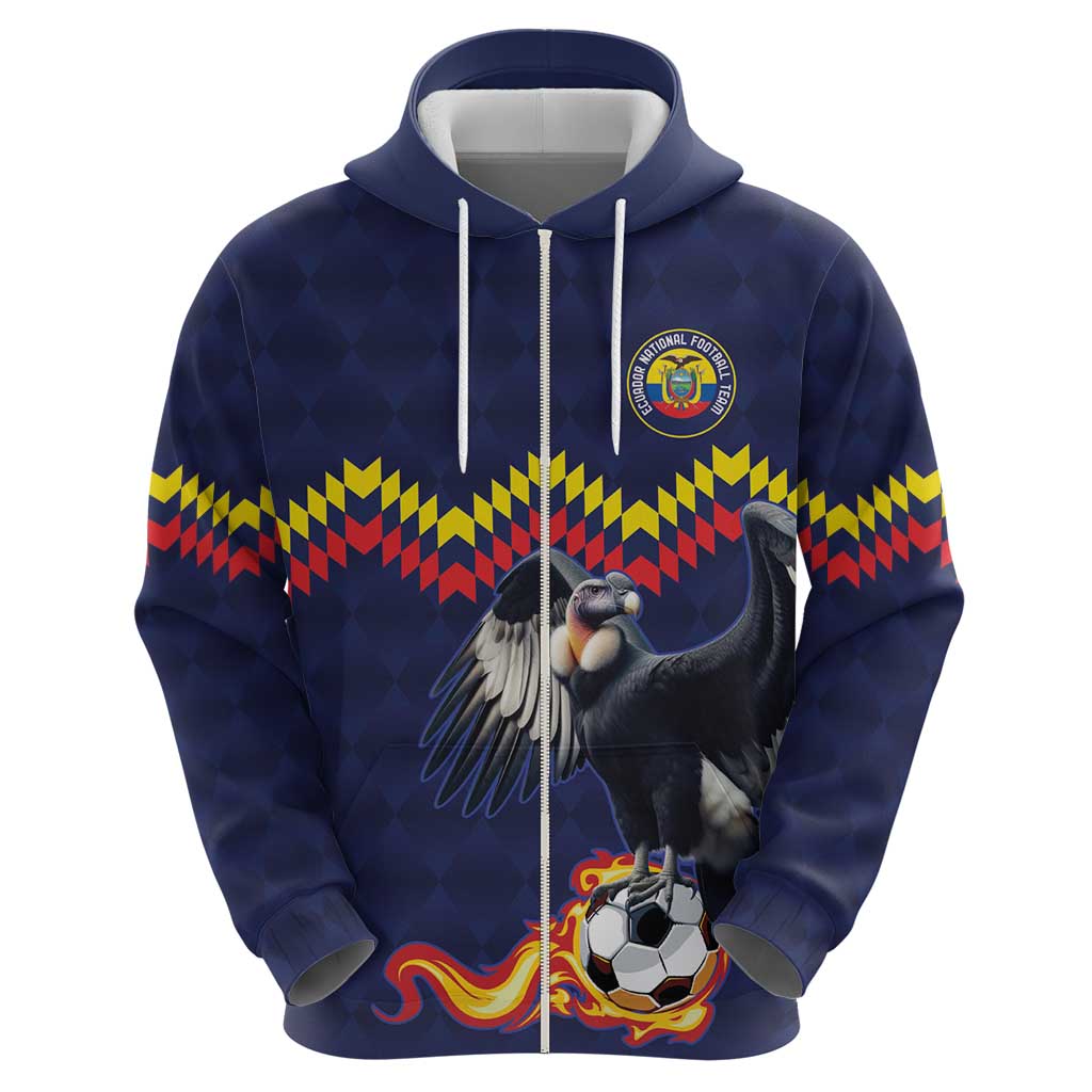 Ecuado Andean Condor Football Custom Hoodie Tricolors Motif LT9