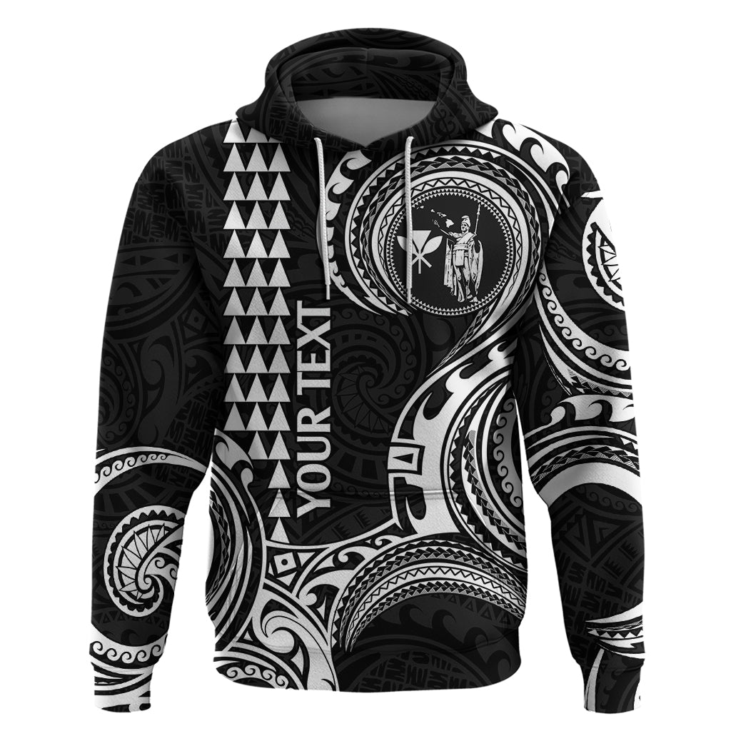 Custom Hawaii Hoodie Paradise of the Pacific Tribal Kakau for King Kamehameha Day - White LT9