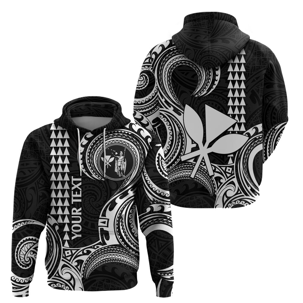 Custom Hawaii Hoodie Paradise of the Pacific Tribal Kakau for King Kamehameha Day - White LT9