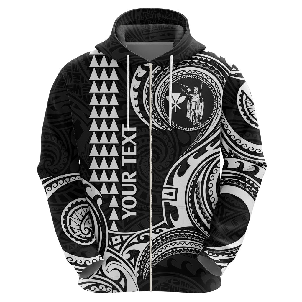 Custom Hawaii Hoodie Paradise of the Pacific Tribal Kakau for King Kamehameha Day - White LT9