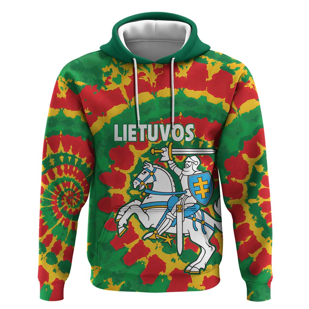 Lithuania Tie Dye Retro Basketball 1992 Personalized Hoodie LT9