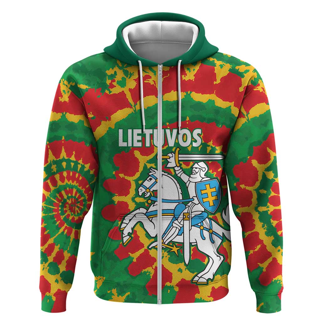 Lithuania Tie Dye Retro Basketball 1992 Personalized Hoodie LT9