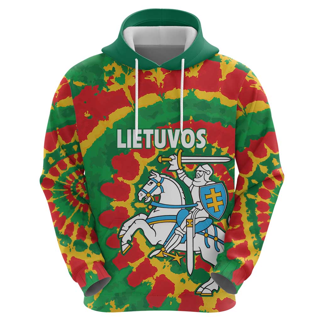 Lithuania Tie Dye Retro Basketball 1992 Personalized Hoodie LT9