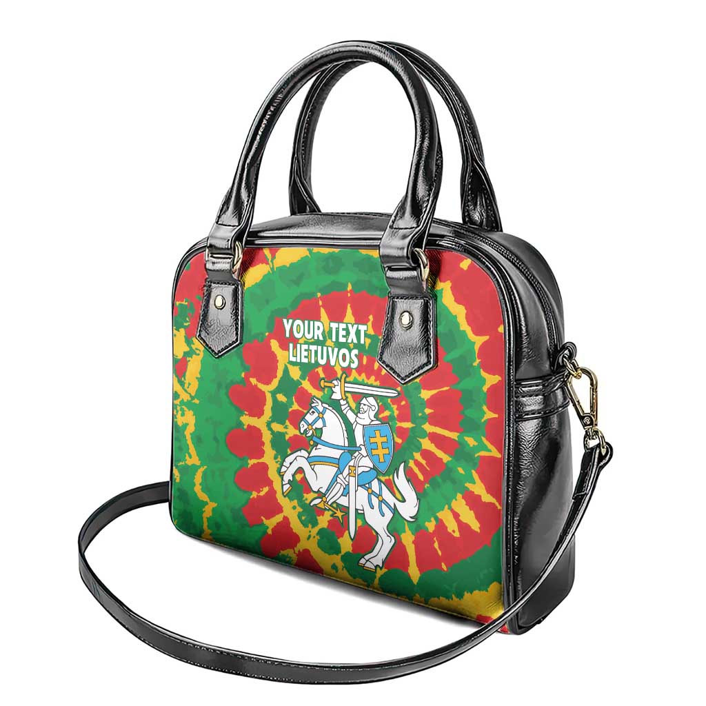 Lithuania Tie Dye Retro Basketball 1992 Personalized Shoulder Handbag LT9