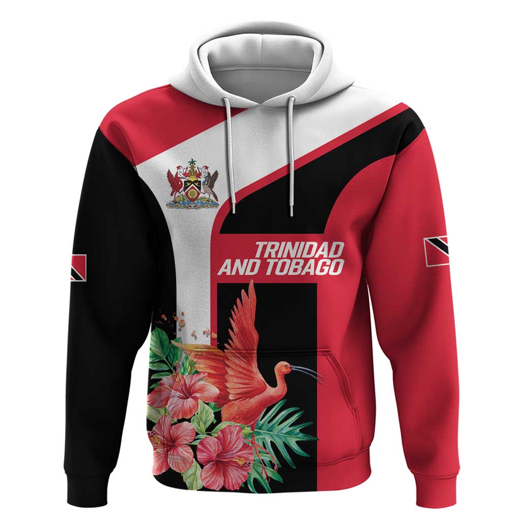 Trinidad and Tobago Personalized Hoodie Scarlet Ibis Tropical LT9