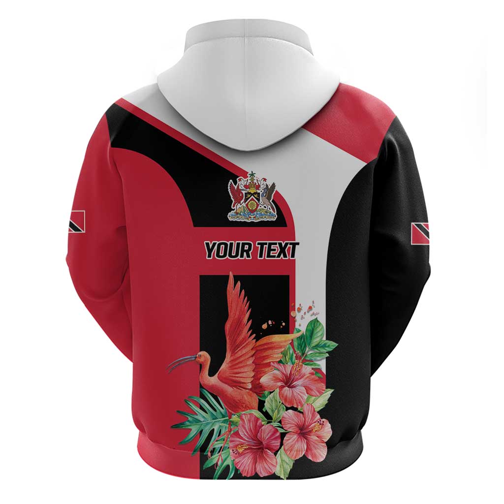 Trinidad and Tobago Personalized Hoodie Scarlet Ibis Tropical LT9