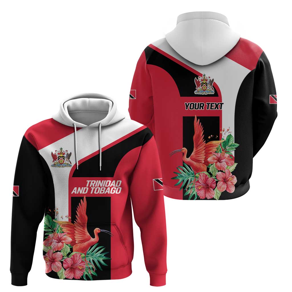 Trinidad and Tobago Personalized Hoodie Scarlet Ibis Tropical LT9