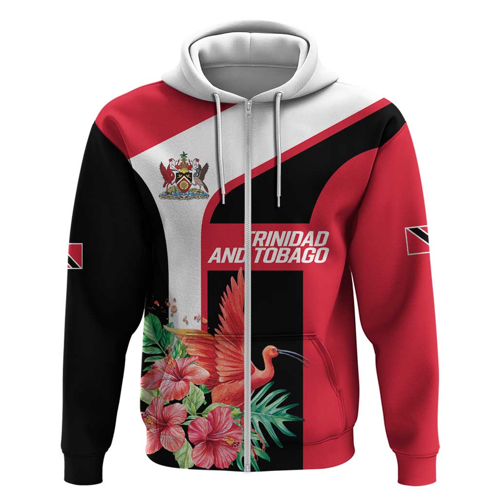 Trinidad and Tobago Personalized Hoodie Scarlet Ibis Tropical LT9