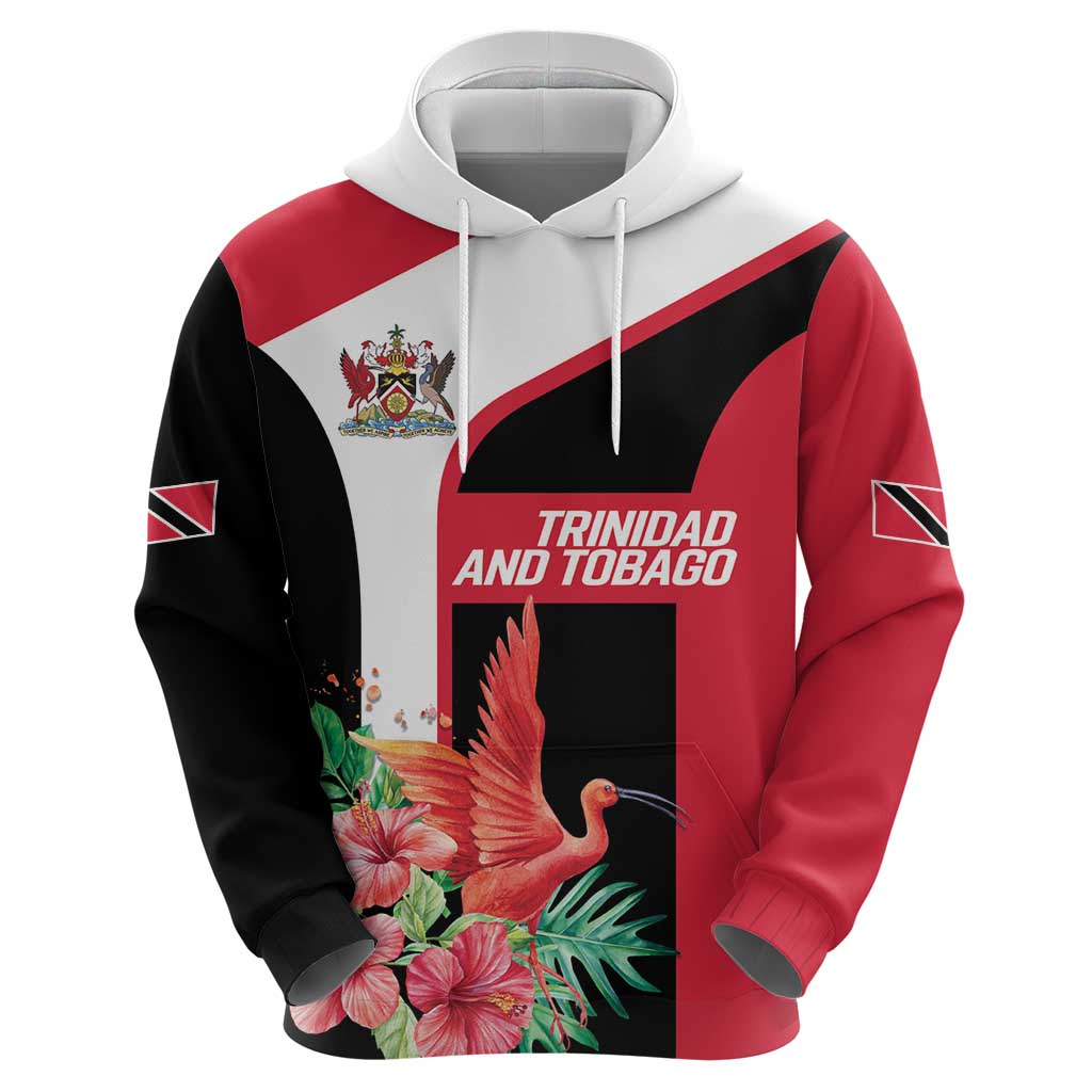 Trinidad and Tobago Personalized Hoodie Scarlet Ibis Tropical LT9