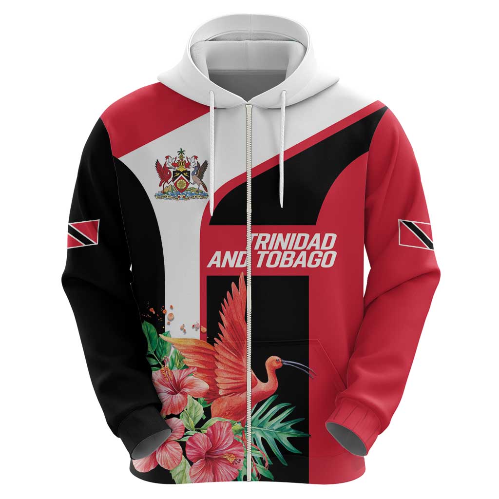 Trinidad and Tobago Personalized Hoodie Scarlet Ibis Tropical LT9
