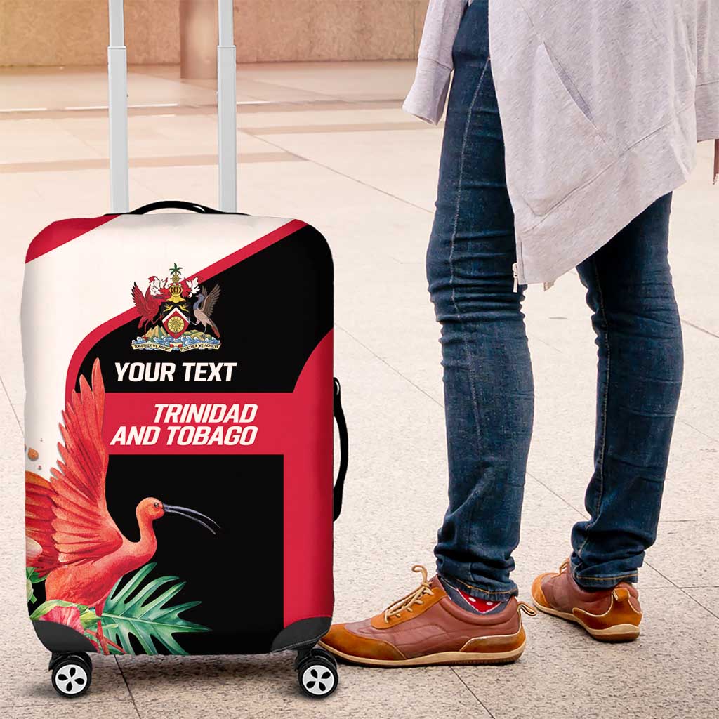 Trinidad and Tobago Personalized Luggage Cover Scarlet Ibis Tropical LT9