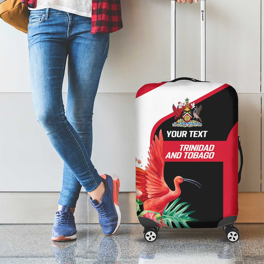 Trinidad and Tobago Personalized Luggage Cover Scarlet Ibis Tropical LT9