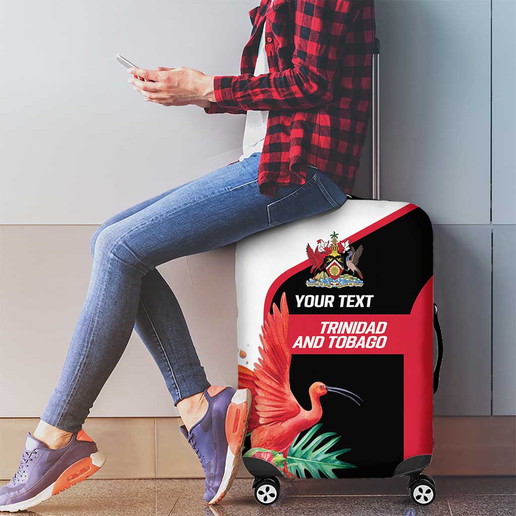 Trinidad and Tobago Personalized Luggage Cover Scarlet Ibis Tropical LT9