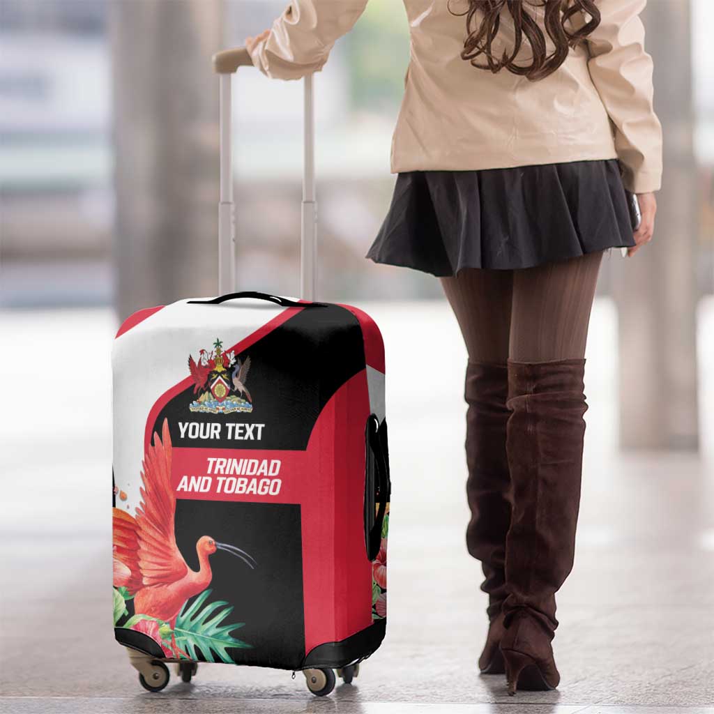 Trinidad and Tobago Personalized Luggage Cover Scarlet Ibis Tropical LT9