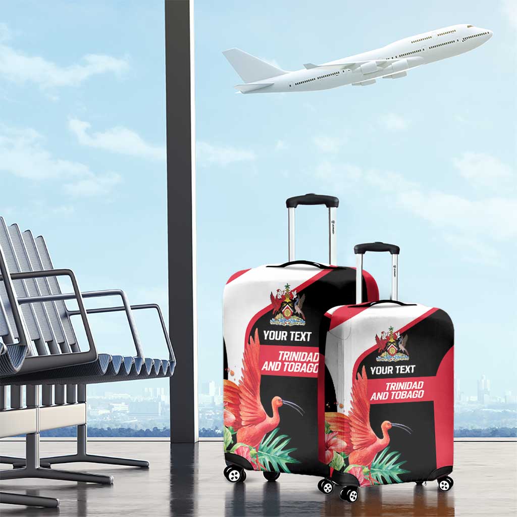 Trinidad and Tobago Personalized Luggage Cover Scarlet Ibis Tropical LT9