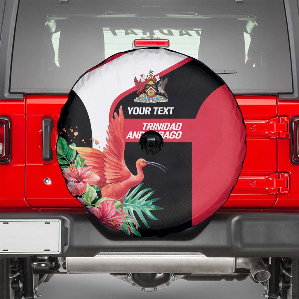 Trinidad and Tobago Personalized Spare Tire Cover Scarlet Ibis Tropical LT9