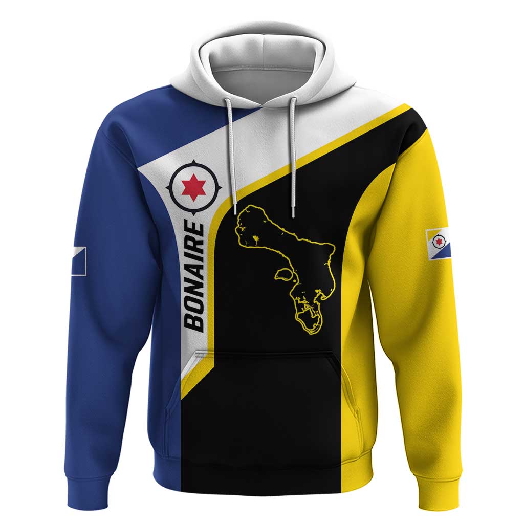 Caribbean Bonaire Personalized Hoodie Simple Flag Style LT9