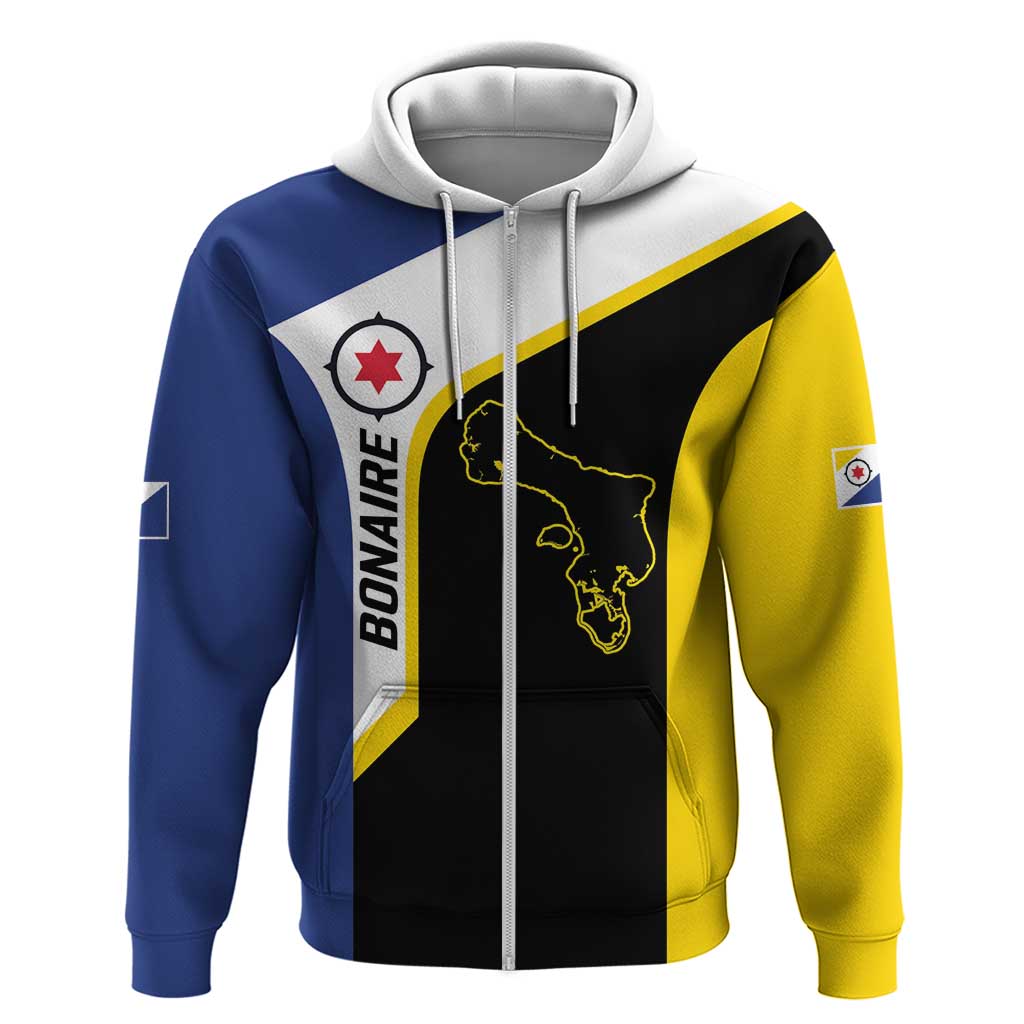 Caribbean Bonaire Personalized Hoodie Simple Flag Style LT9