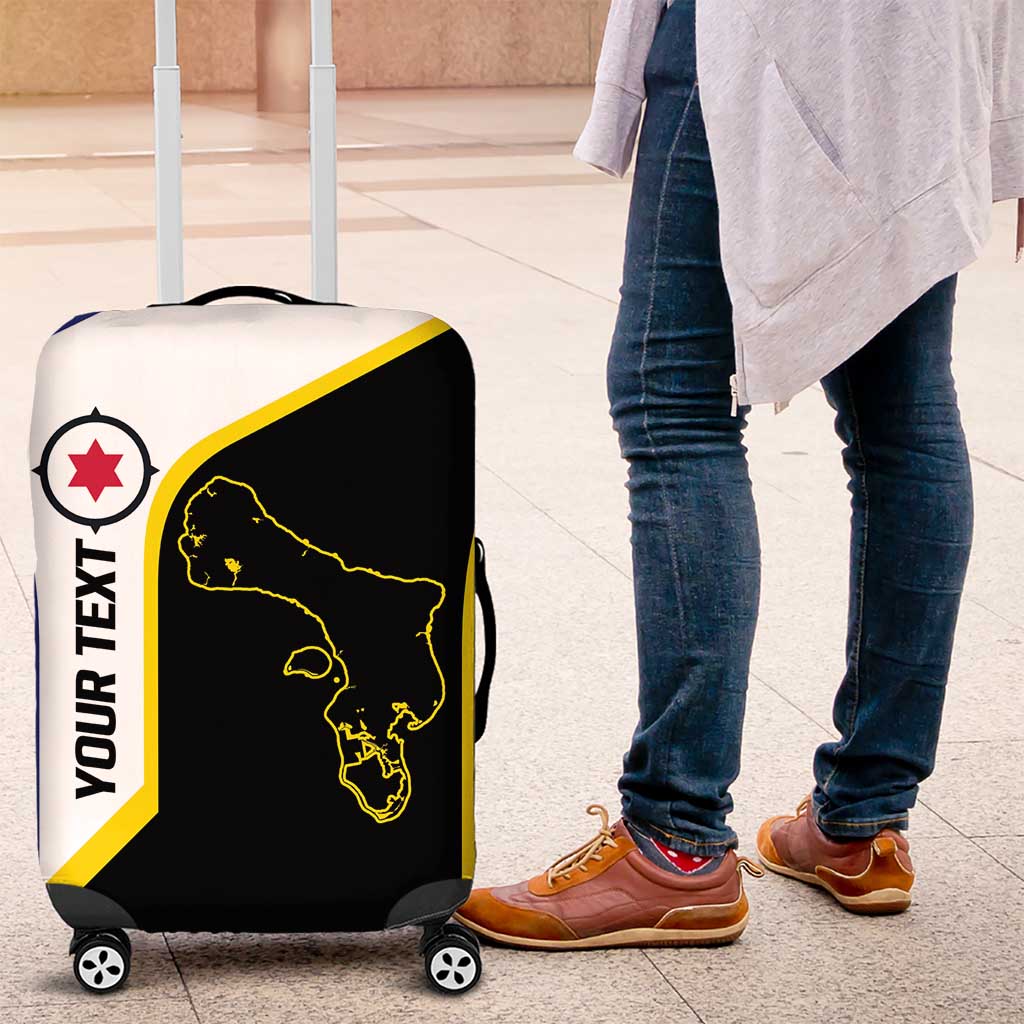 Caribbean Bonaire Personalized Luggage Cover Simple Flag Style LT9