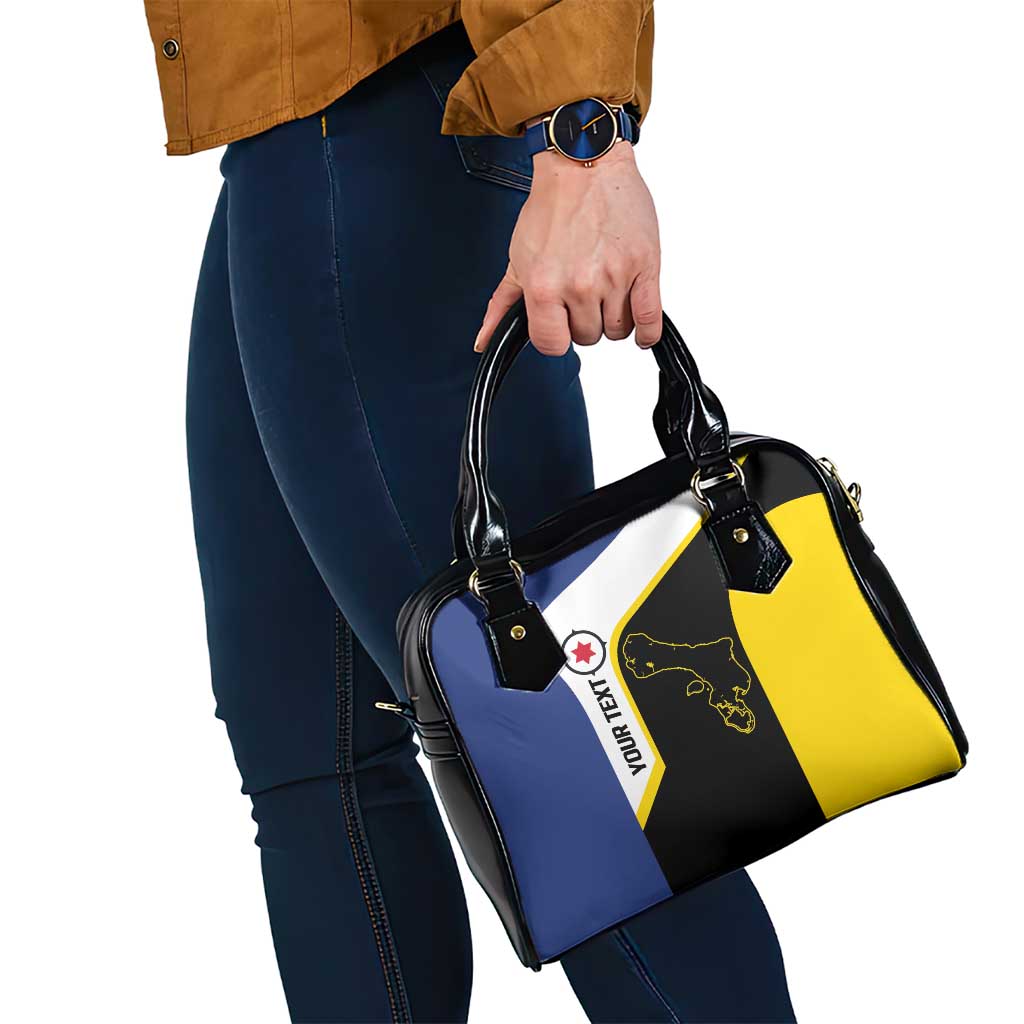 Caribbean Bonaire Personalized Shoulder Handbag Simple Flag Style LT9