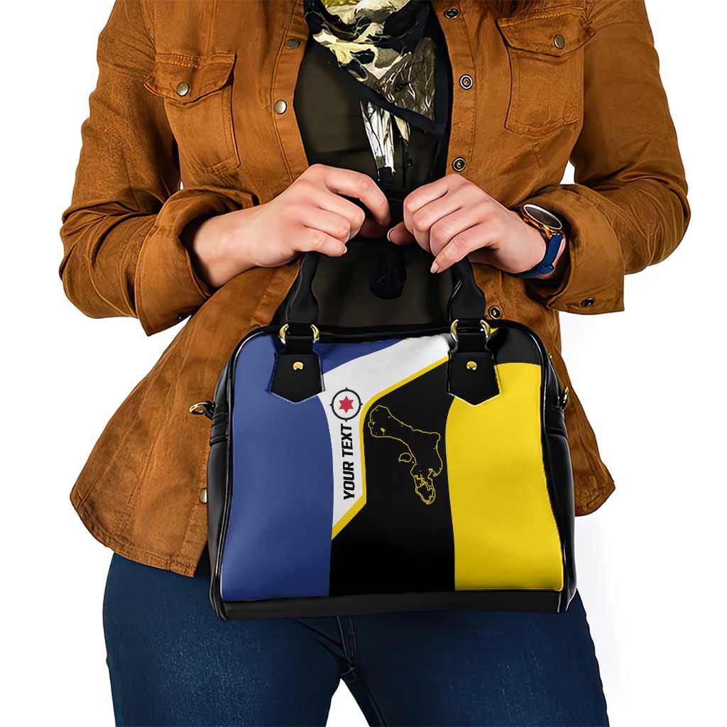 Caribbean Bonaire Personalized Shoulder Handbag Simple Flag Style LT9