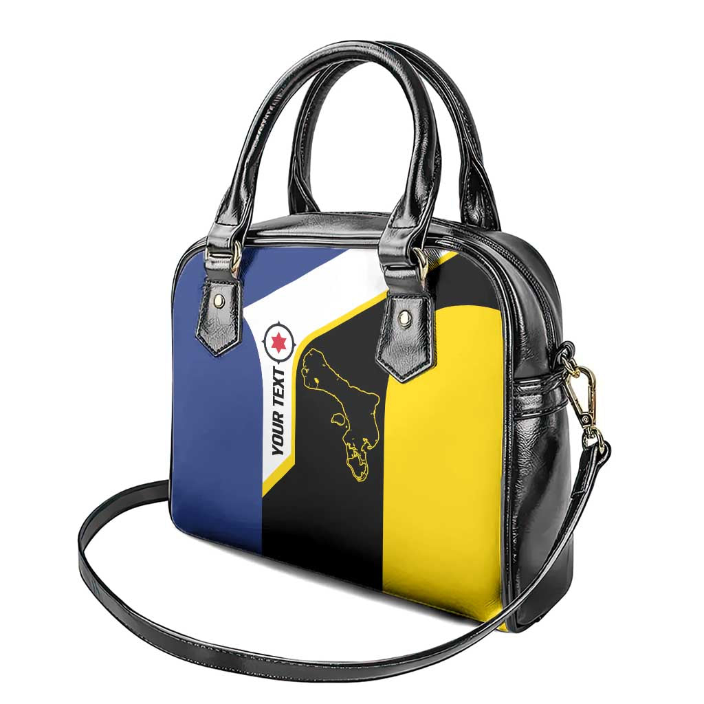 Caribbean Bonaire Personalized Shoulder Handbag Simple Flag Style LT9