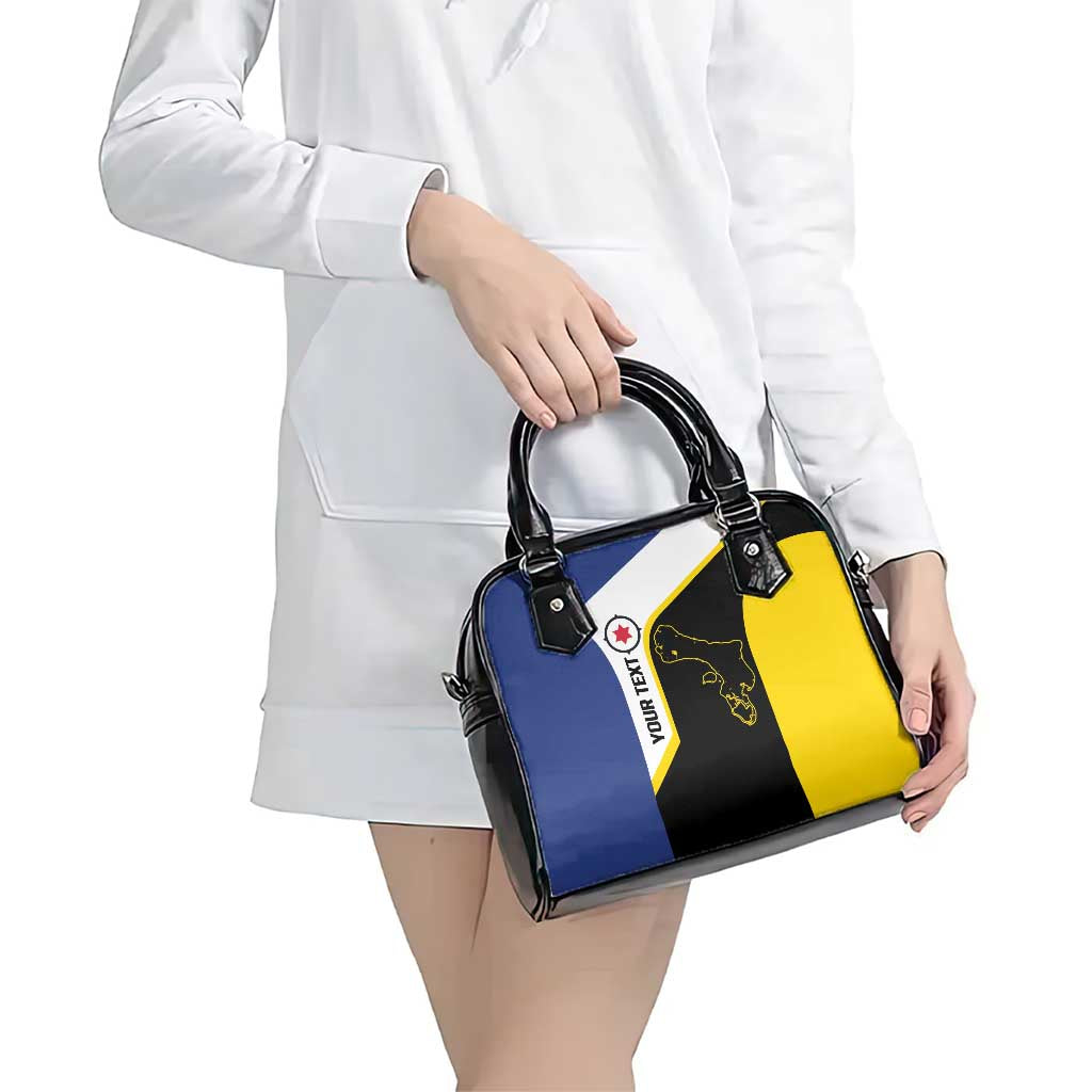 Caribbean Bonaire Personalized Shoulder Handbag Simple Flag Style LT9