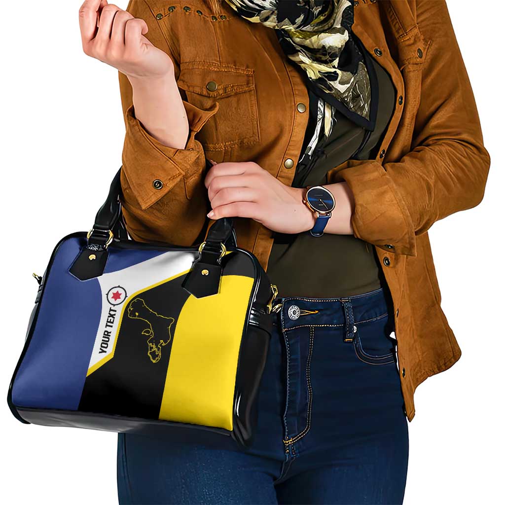 Caribbean Bonaire Personalized Shoulder Handbag Simple Flag Style LT9
