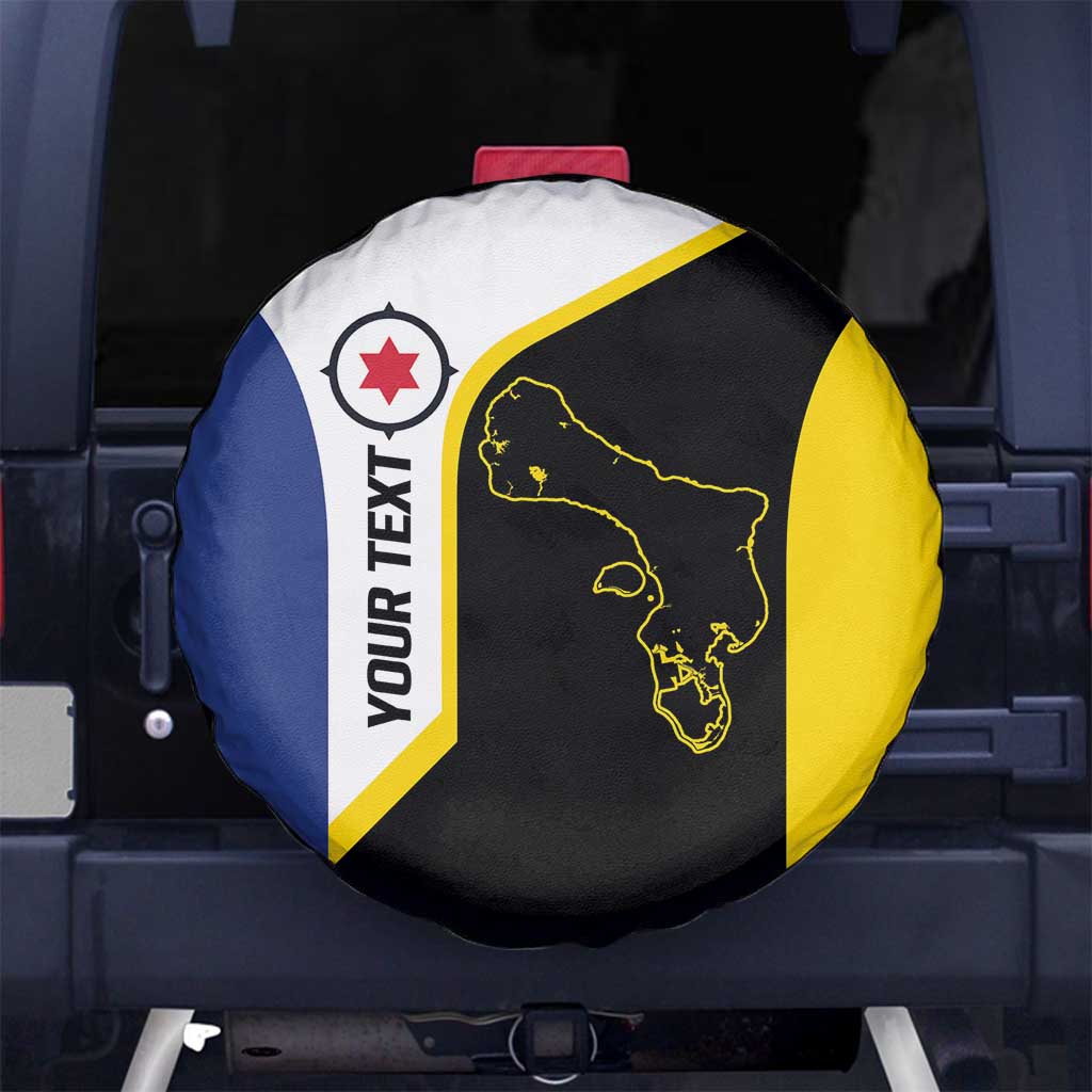 Caribbean Bonaire Personalized Spare Tire Cover Simple Flag Style LT9