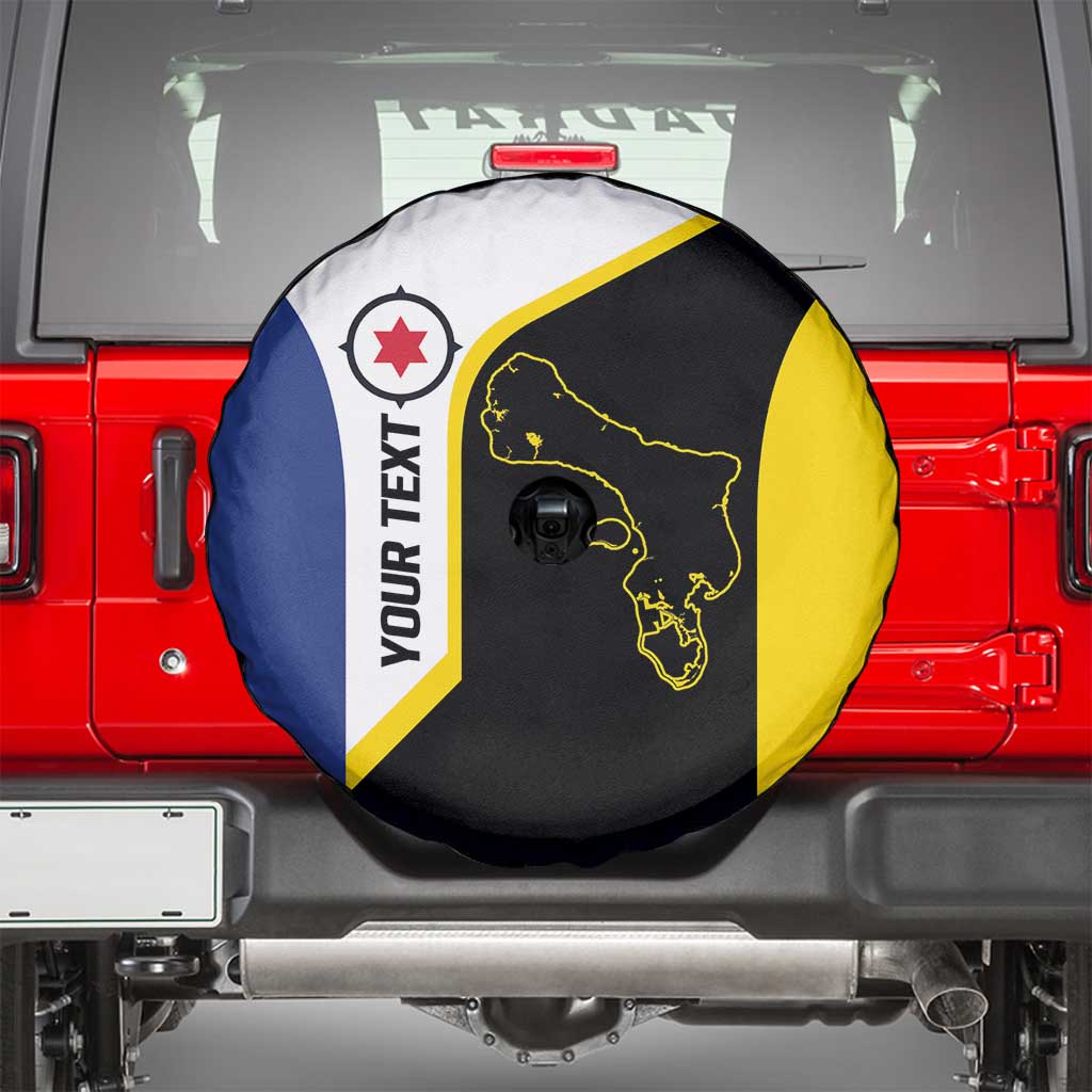 Caribbean Bonaire Personalized Spare Tire Cover Simple Flag Style LT9