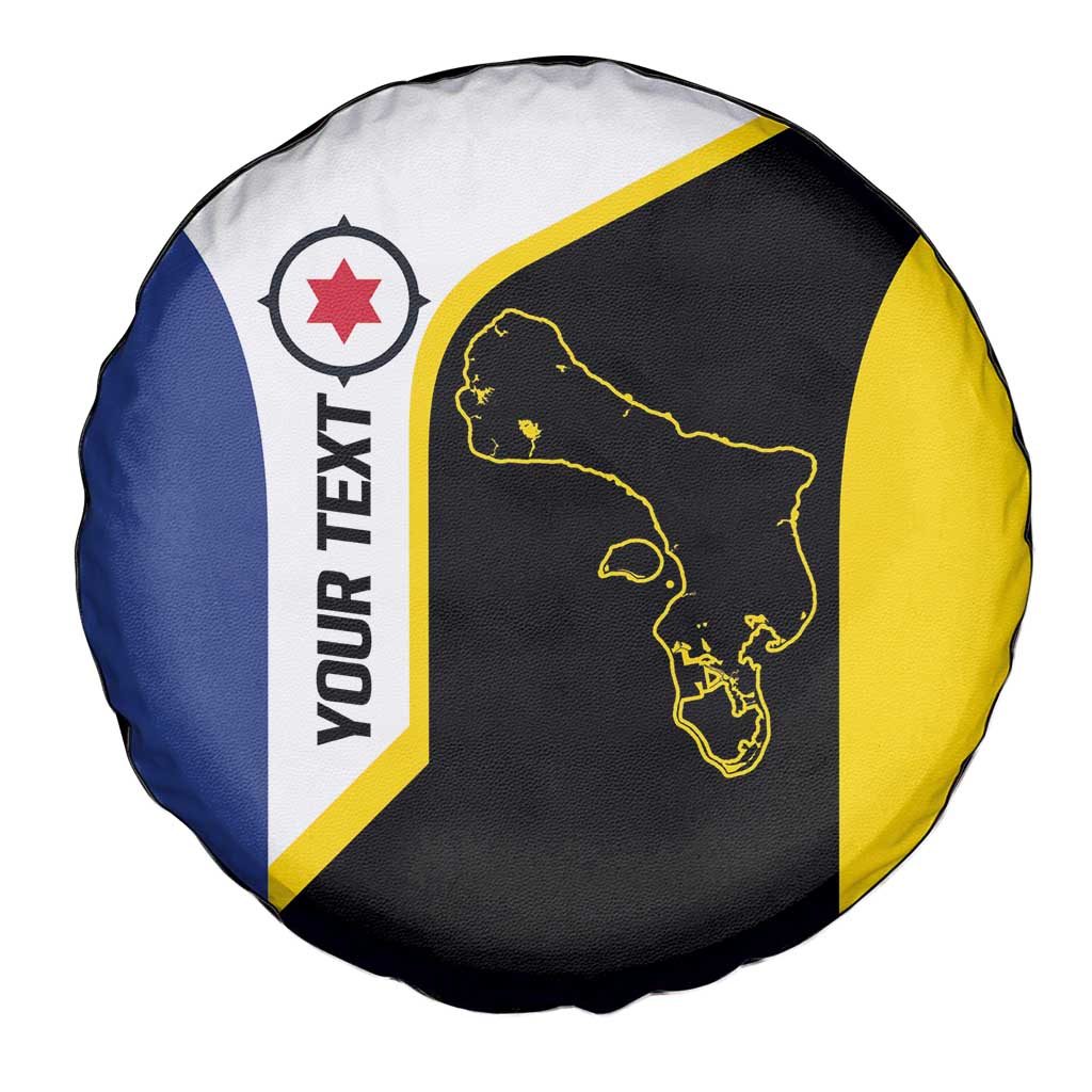 Caribbean Bonaire Personalized Spare Tire Cover Simple Flag Style LT9