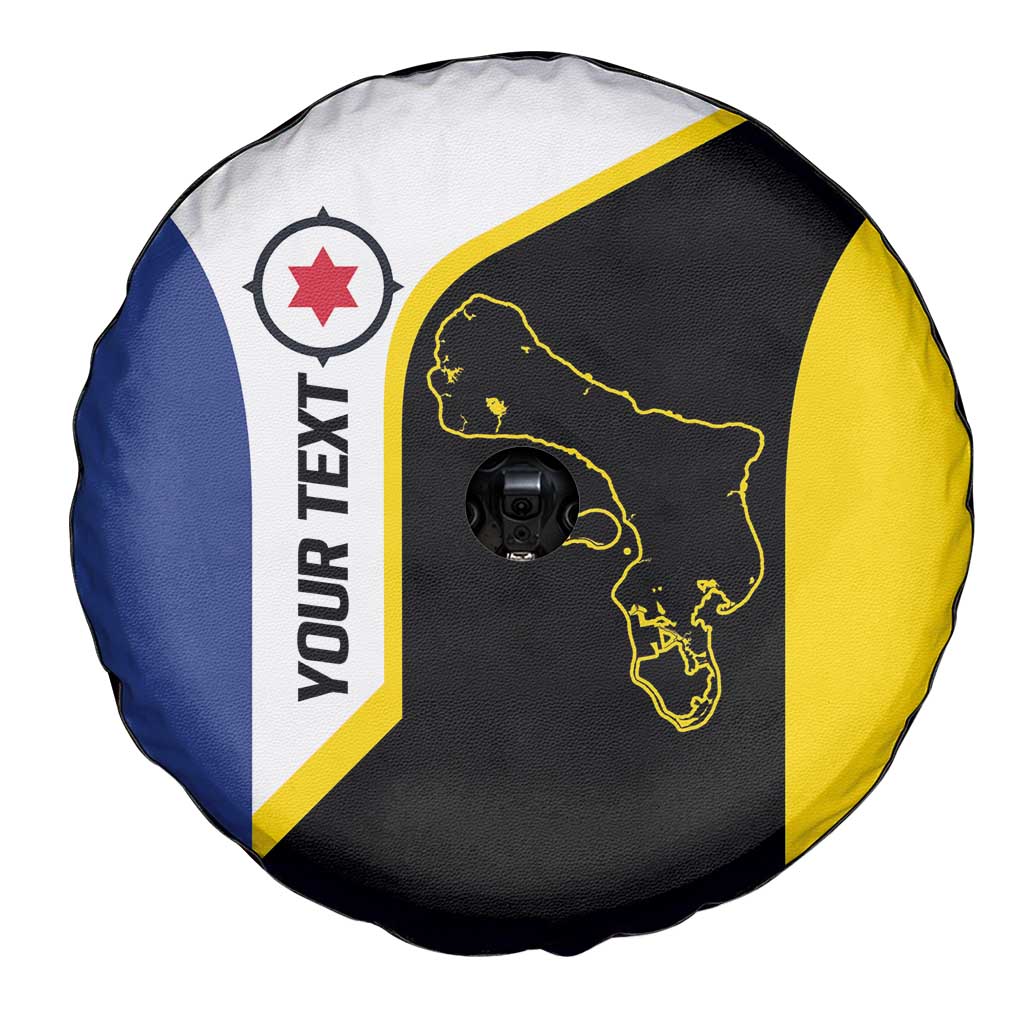 Caribbean Bonaire Personalized Spare Tire Cover Simple Flag Style LT9