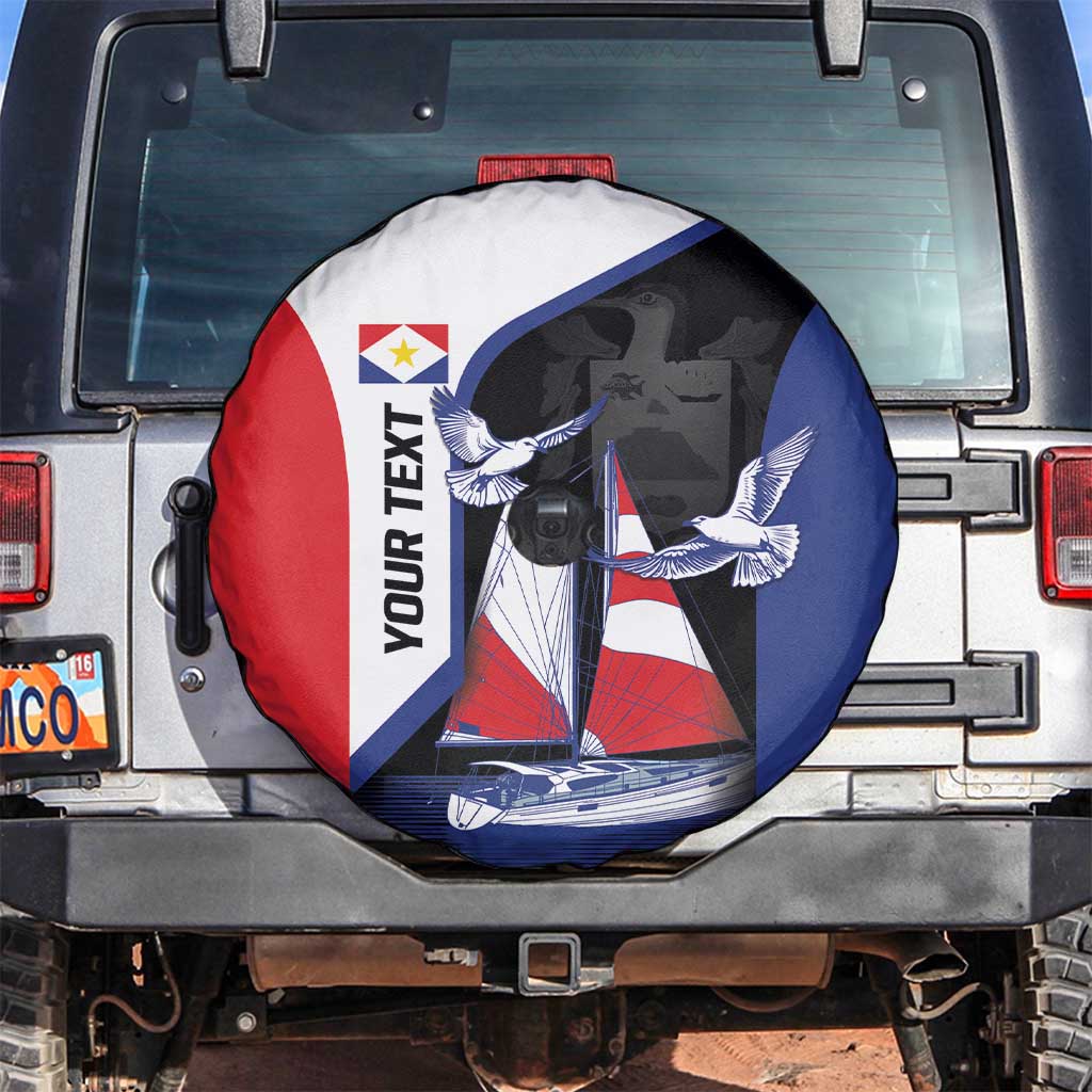 Caribbean Saba Personalized Spare Tire Cover Remis Velisque Sail the Seas LT9