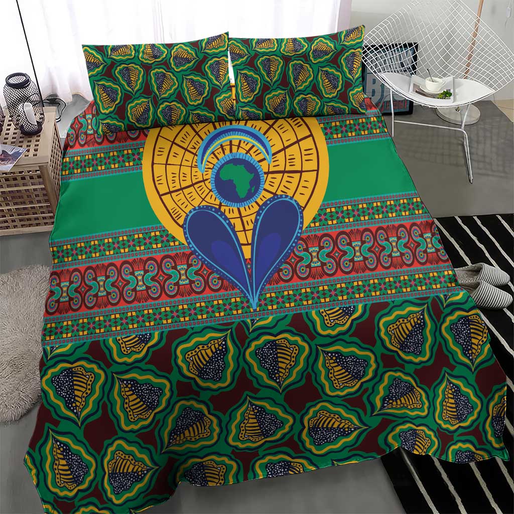 Afro Pattern Traditional Kanga Style Bedding Set LT9