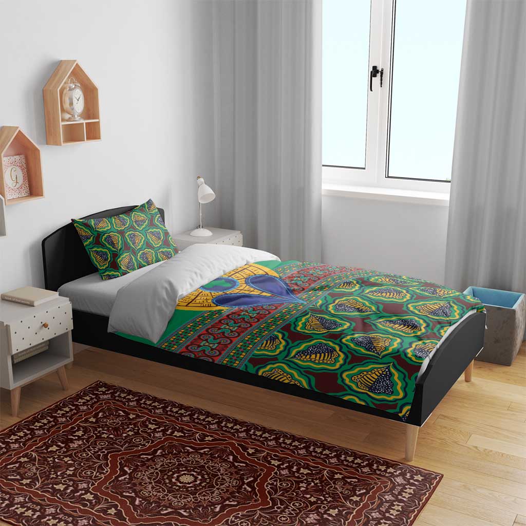 Afro Pattern Traditional Kanga Style Bedding Set LT9