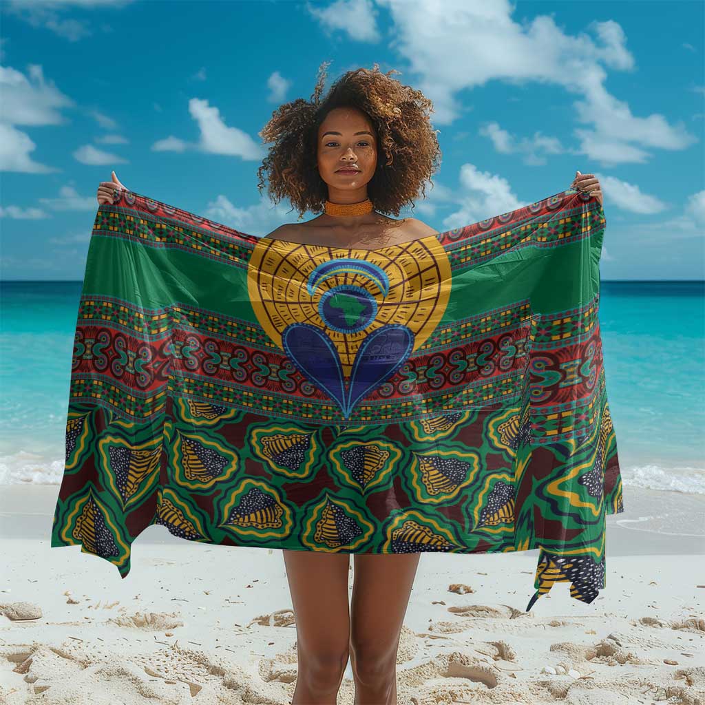 Afro Pattern Traditional Kanga Style Sarong LT9